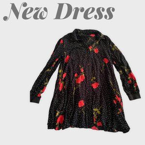 Size S Pattern Skater Girl Dress